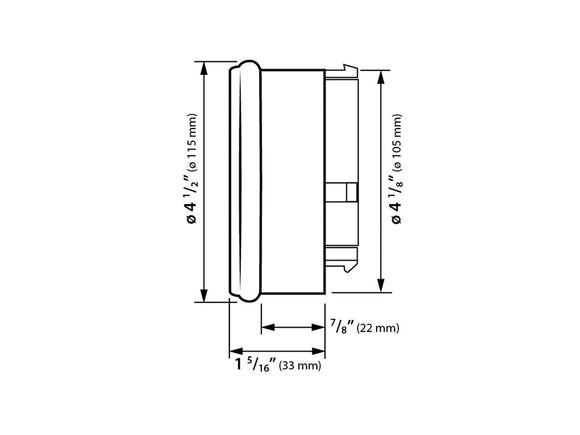 Harley Davidson Dyna [2012-2017] -HD-05 Speedometer/Speed ​​Meter Chrome