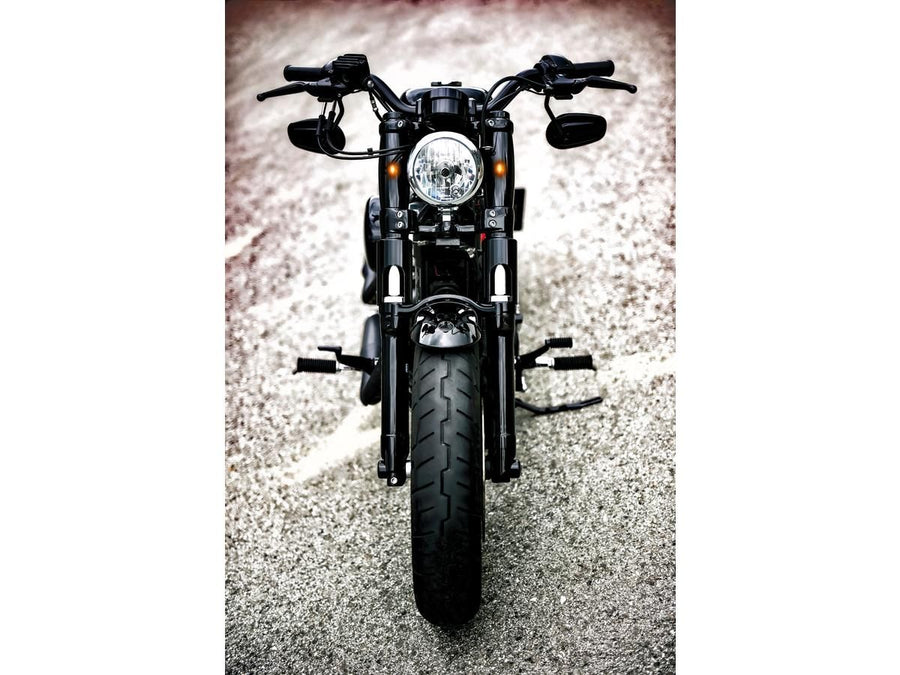 Harley Davidson Dyna [2006-2017] – Athene Gabelrohr-Abdeckungen oben mit integrierten