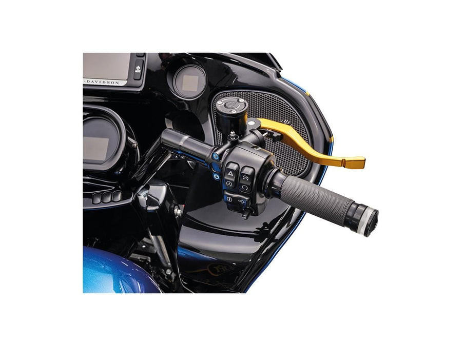 Harley Davidson Sportster [1982-2020] – Radialer Bremszylinder Schwarz Ops Eloxiert