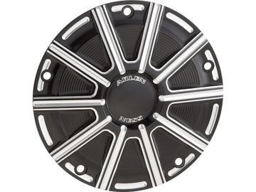 Harley Davidson Dyna [1999-2017] -10 Gauge Derby Capa preta anodizada