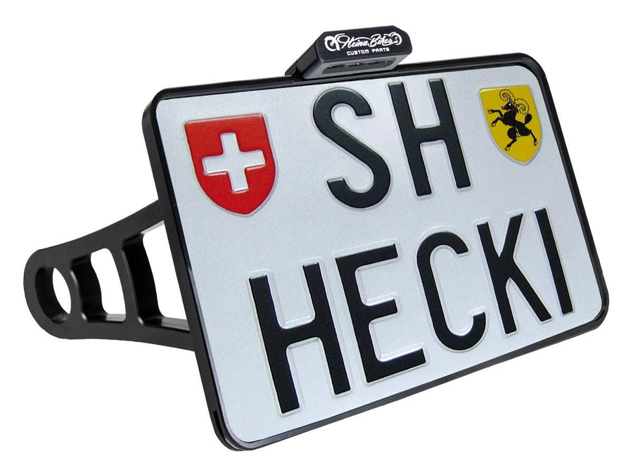 Harley Davidson Softail [1991-2007] – Seitenmontage Kennzeichenhalter Kit Schweizer