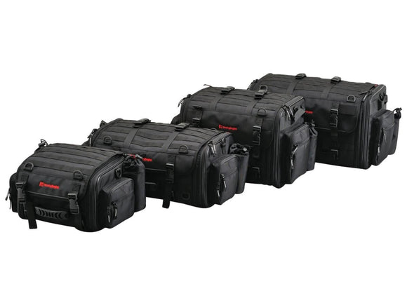 Harley Davidson - bolso expansível do assento com volume variável de 20 - 26 L preto