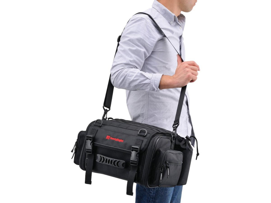 Harley Davidson - bolso expansível do assento com volume variável de 20 - 26 L preto