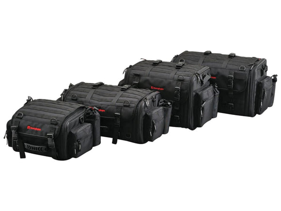 Harley Davidson - bolso expansível do assento com volume variável de 20 - 26 L preto