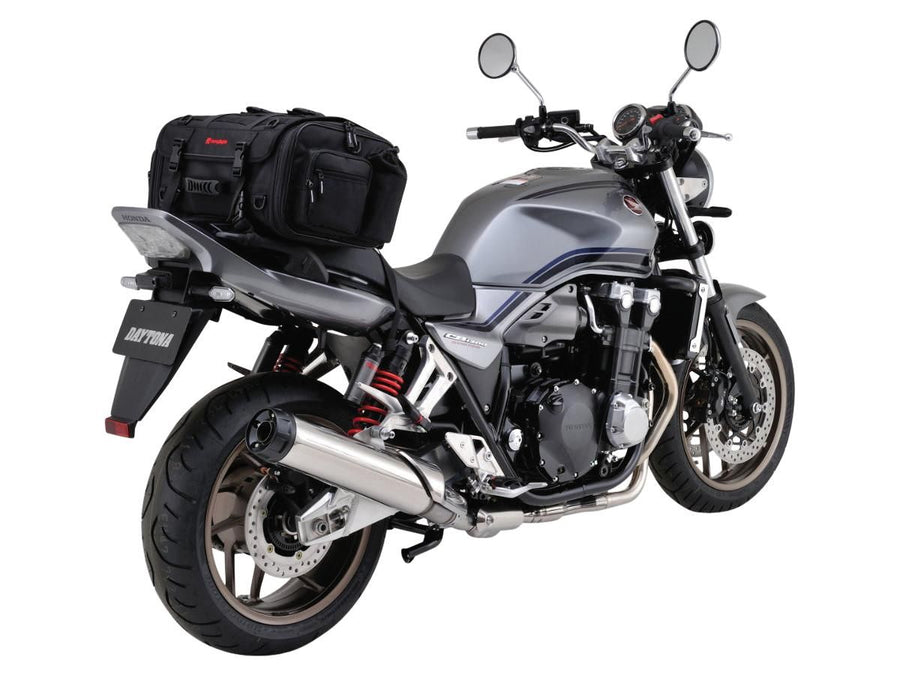 Harley Davidson - utbyggbar sittficka med variabel volym på 33 - 42 L svart