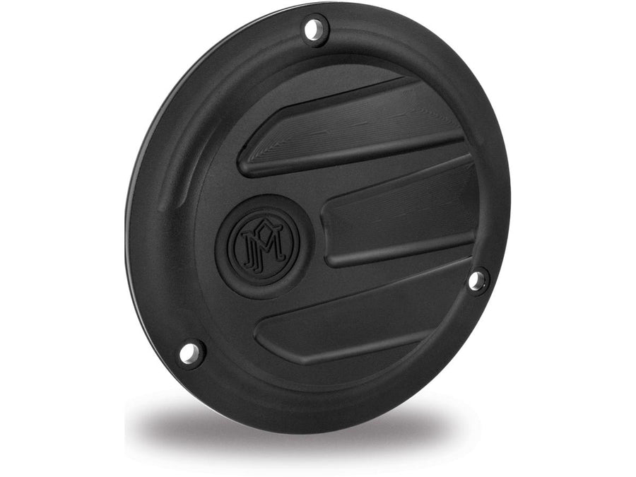 Harley Davidson FL Shovel [1970-1984] – Scallop Derby Abdeckung Black Ops