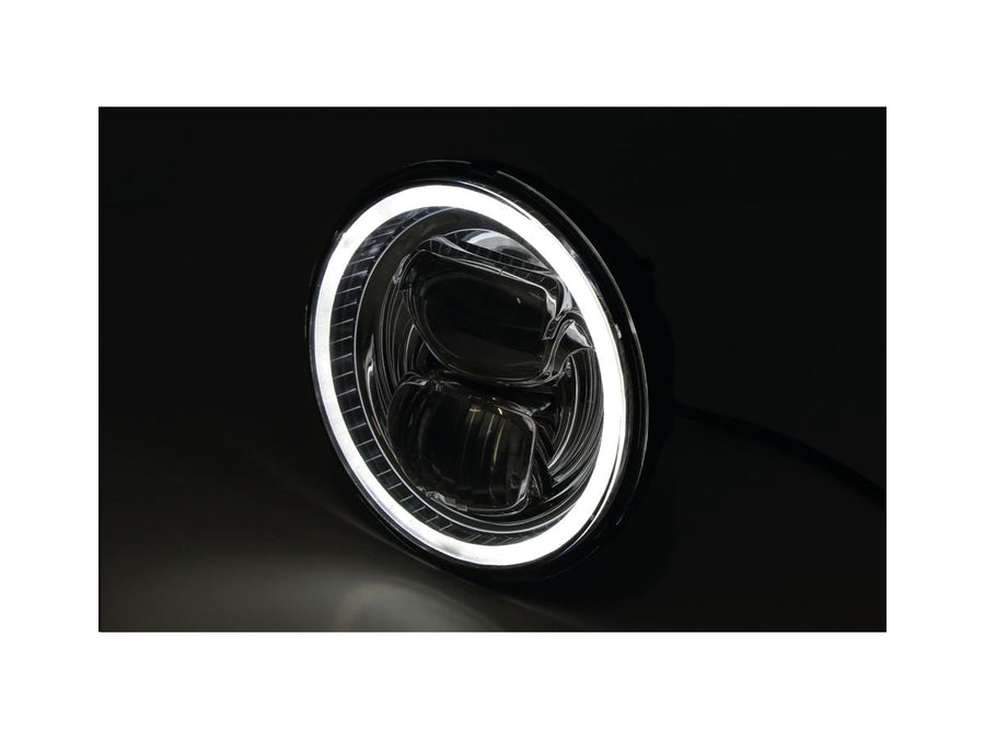 Harley Davidson – Frame R2 Type 7 LED 5 3/4" priekinių žibintų apačioje montuojamas juodas LED