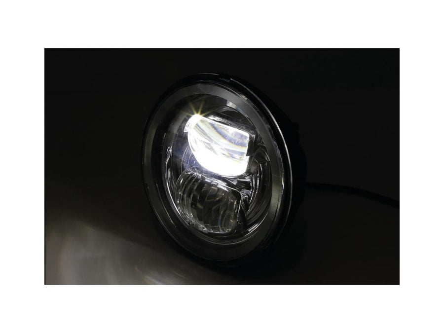 Harley Davidson – Frame R2 Type 7 LED 5 3/4" priekinių žibintų apačioje montuojamas juodas LED