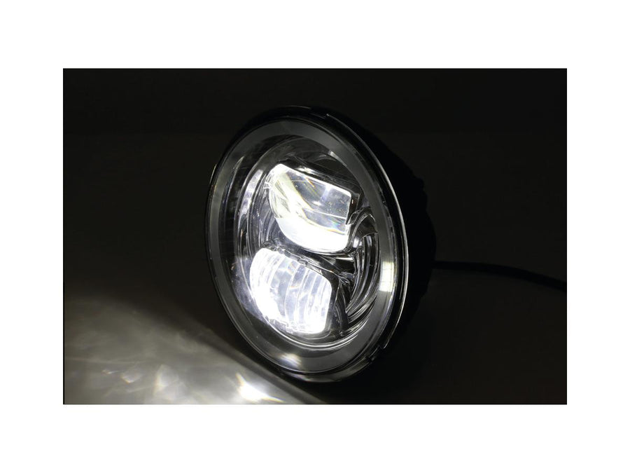 Harley Davidson – Frame R2 Type 7 LED 5 3/4" priekinių žibintų apačioje montuojamas juodas LED