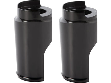 Harley Davidson Touring [1993-2013] -Fat dæk Billet Fork Protector Schwarz - 0