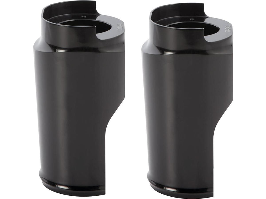 Harley Davidson Touring [1993-2013] — Fat Tire Billet Fork Guards Black