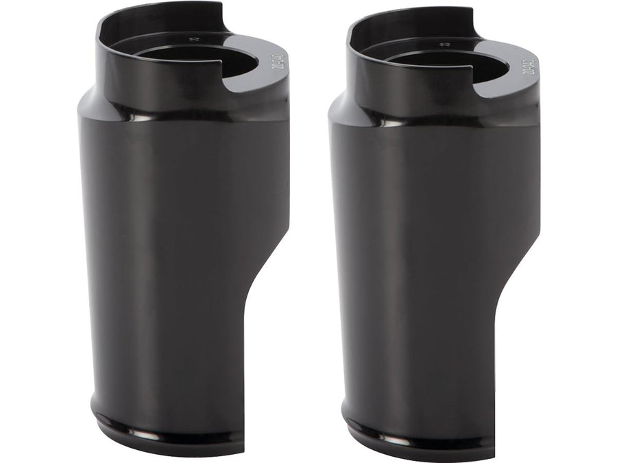 Harley Davidson Touring [1993-2013] — Fat Tire Billet Fork Guards Black