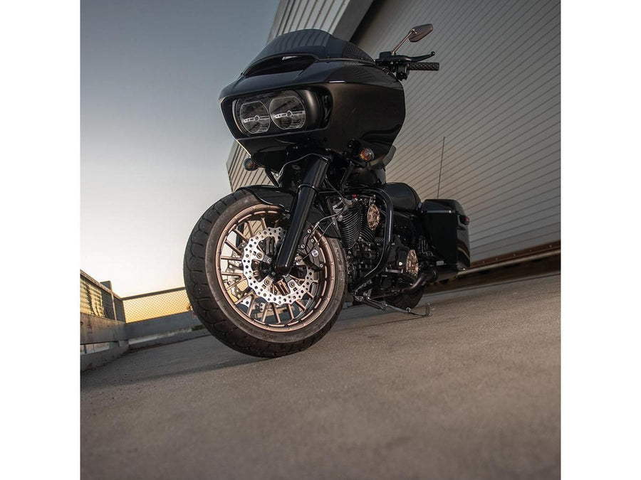 Harley Davidson Touring [1993-2013] -FAT-däck Billet Fork Protector Chrom