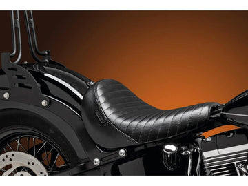 Harley Davidson FLS [2016-2017] -BARE BONES SOLO SÆRD Foldet søm af sort vinyl