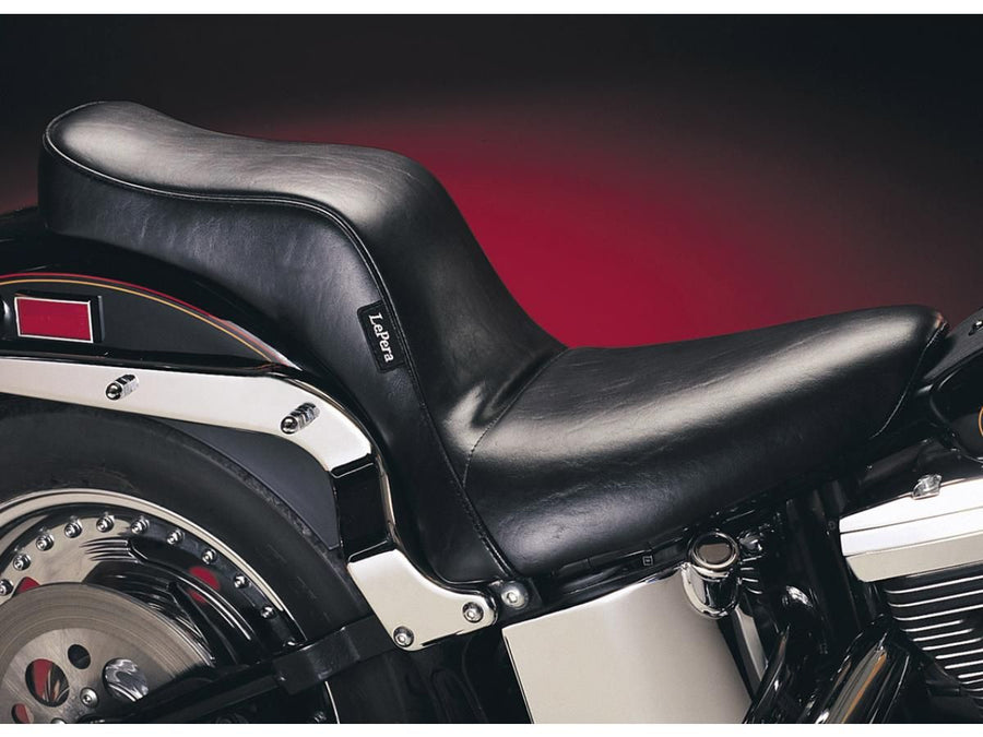 Harley Davidson Softail Note [2000-2017] -cherokee sæde glat sort vinyl