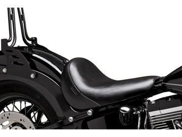 Harley Davidson FXBR [2023-2025]-Bare Bones Solo Seat Sileä musta vinyyli