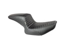 Harley Davidson FXBR [2023-2025] – Kickflip Sitz Gefaltete Naht Schwarzes Vinyl-1