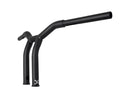 Harley Davidson Sportster [1982-2020] – 10" Dominator Raked Bar Lenker 4-Loch Schwarz-1