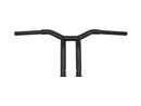 Harley Davidson Sportster [1982-2020] – 10" Dominator Raked Bar Lenker 4-Loch Schwarz-7
