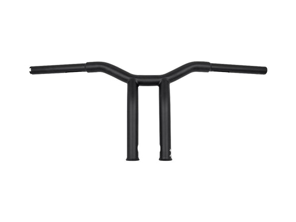 Harley Davidson Sportster [1982-2020] – 10" Dominator Raked Bar Lenker 4-Loch Schwarz