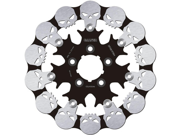 Harley Davidson Sportster [2000-2010]-Totenkopf wave floating brake disc