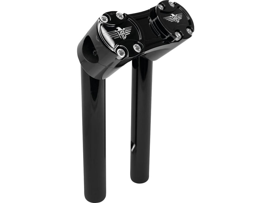Harley Davidson FX [1974-1978] – 8" Club-Style Pullback-Riser mit schwarzer Klemme