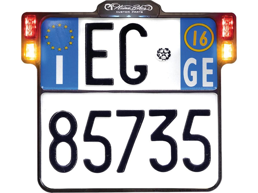 Harley Davidson-All-Inn 2.0 Lisensplateinnehaver med blinklys/bremselys/baklys og