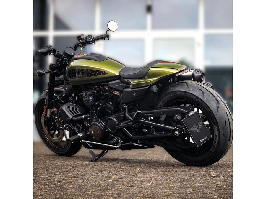 Harley Davidson Sportser S RH1250S [2021-2024]-Zestaw uchwytu tablicy rejestracyjnej z zespołem