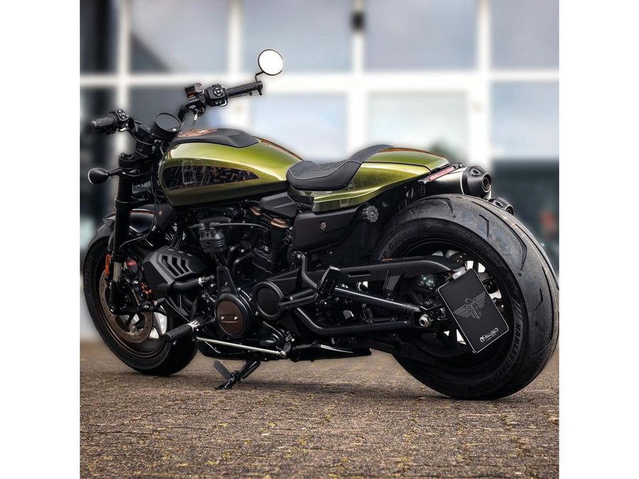 Harley Davidson Sportser S RH1250S [2021-2024]-Zestaw uchwytu tablicy rejestracyjnej z zespołem