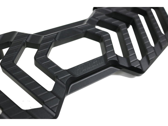 Harley Davidson Touring [1985-2025] -Trackboard Driver's Footstest Black Anodized