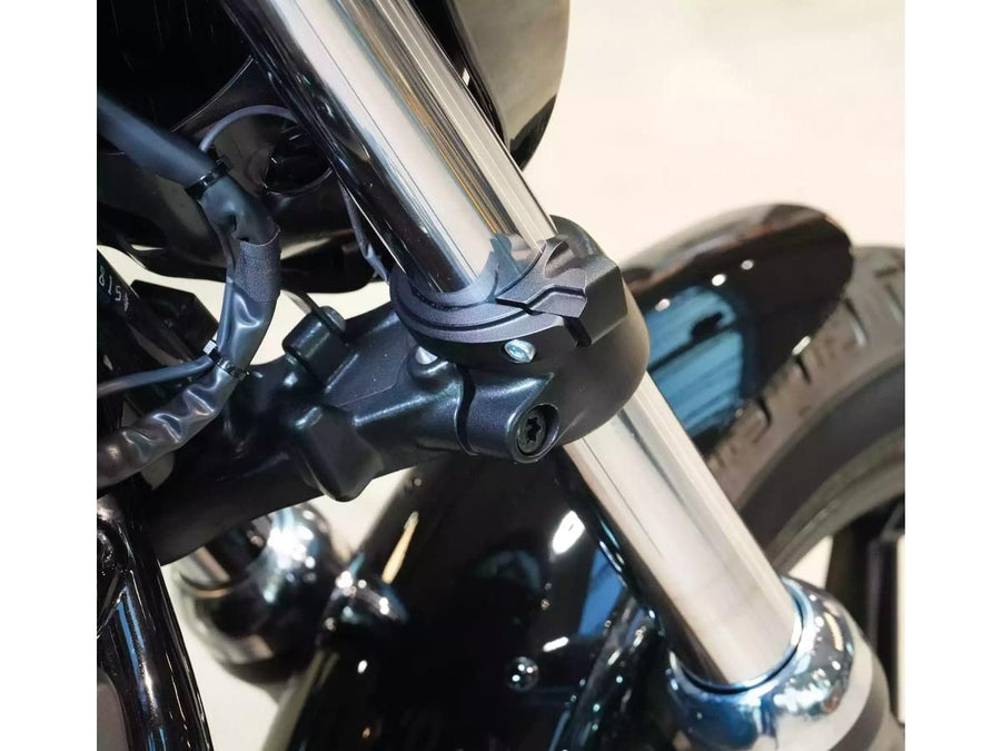Harley Davidson Sofrail [2018-2025]-Quick-Stripe Blinkerset 49mm preto
