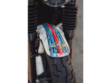 Harley Davidson Nightster RH975 [2022-2024] — Old School priekšējais spārns, melns - 0