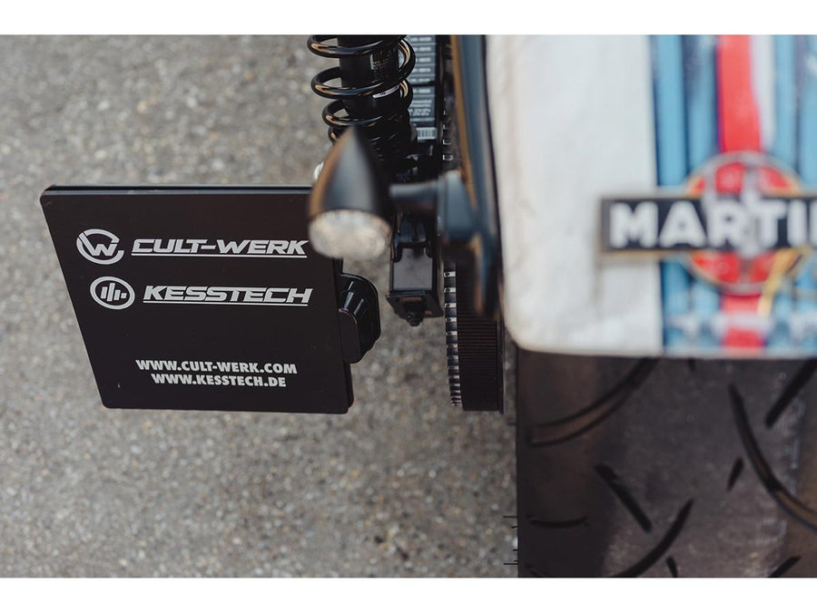 Harley Davidson Nightster Rh975 [2022-2024]-Zestaw uchwytu tablicy rejestracyjnej z montażem