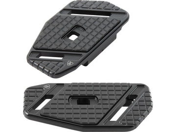 Harley Davidson Touring [1985-2025] -Speedliner Pediatric Food Boards Black Anodized - 0