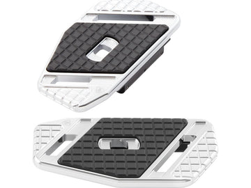 Harley Davidson Touring [1985-2025] -Speedliner Passenger Treadmear Chrome - 0