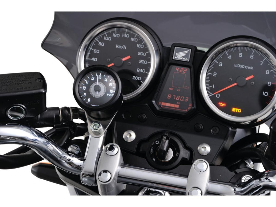 Harley Davidson - Velona 48 Voltmeter Modern Design (Type A) Zwart