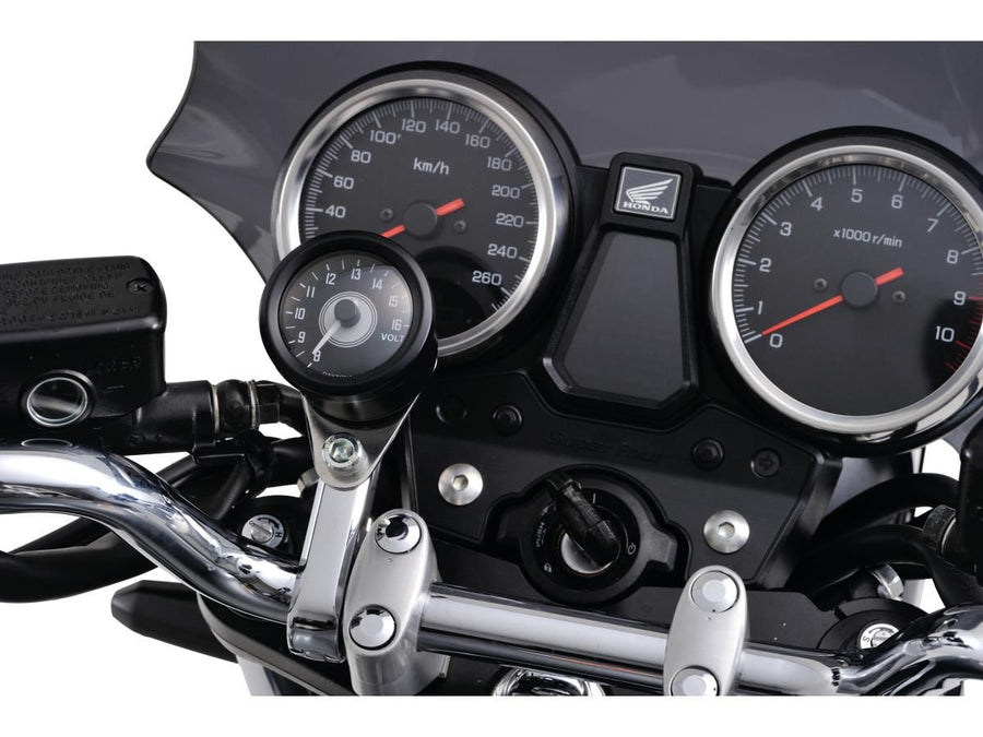 Harley Davidson - Velona 48 Voltmeter Modern Design (Type A) Zwart