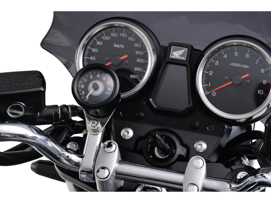 Harley Davidson - Velona 48 Voltmeter Modern Design (Type A) Zwart
