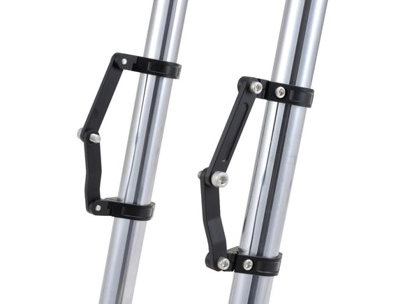 Harley Davidson - Justerbar CNC -frontlysholder 39mm gaffel monterende svart