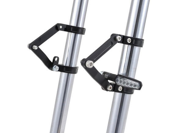 Harley Davidson - Justerbar CNC -frontlysholder 39mm gaffel monterende svart