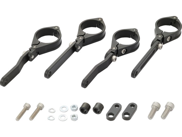 Harley Davidson - Justerbar CNC -frontlysholder 39mm gaffel monterende svart