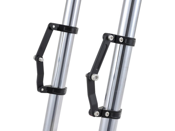 Harley Davidson - Justerbar CNC -forlygteholder 41mm gaffelmontering sort