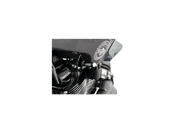 Harley Davidson FXLRST [2022-2025] -Micro ST-serien ledet blinker, anodisert svart