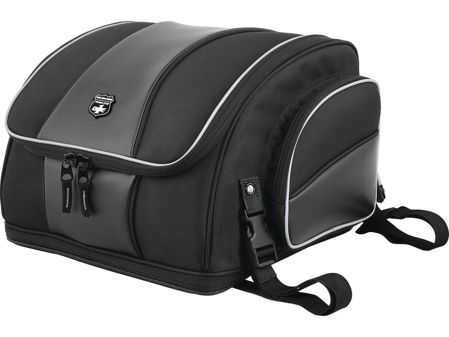 Harley Davidson – Route 1 Weekender Rückenlehnen-Gepäckträgertasche Schwarz