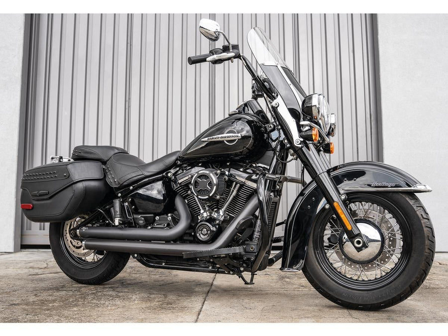 Harley Davidson FLSL [2018-2021] -MX-tyyliset ruokataulut satiini musta