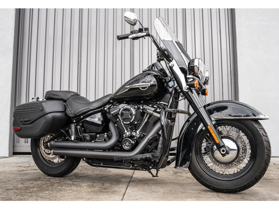 Harley Davidson FLSL [2018-2021] -MX-tyyliset ruokataulut satiini musta