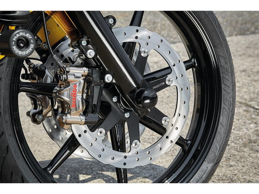 Harley Davidson Sofrail [2007-2025]-Adaptador de pinça de freio radial do estilo da clubes para 330