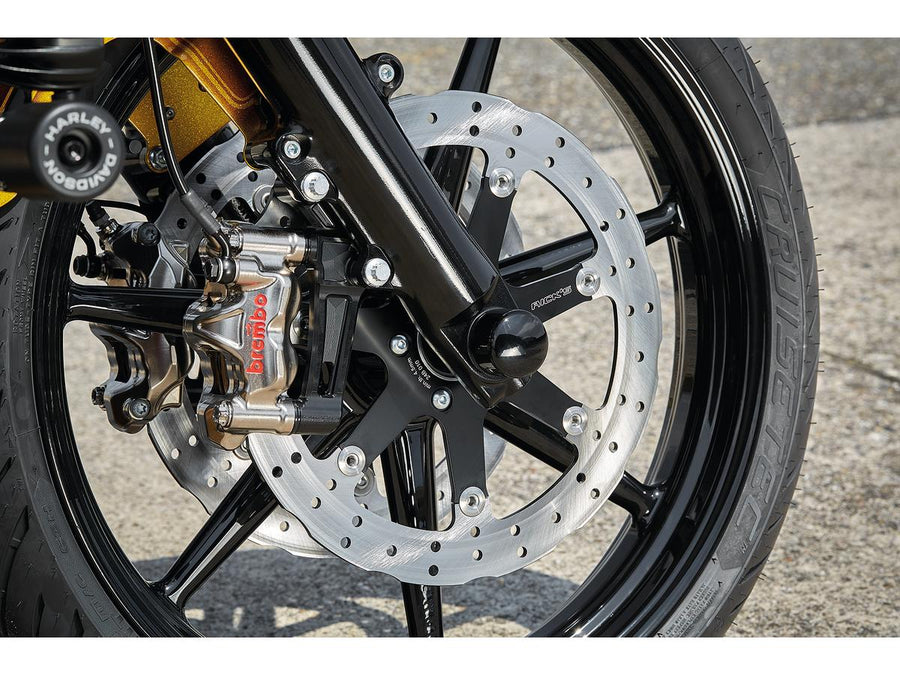 Harley Davidson Sofrail [2007-2025]-Adaptador de pinça de freio radial do estilo da clubes para 330