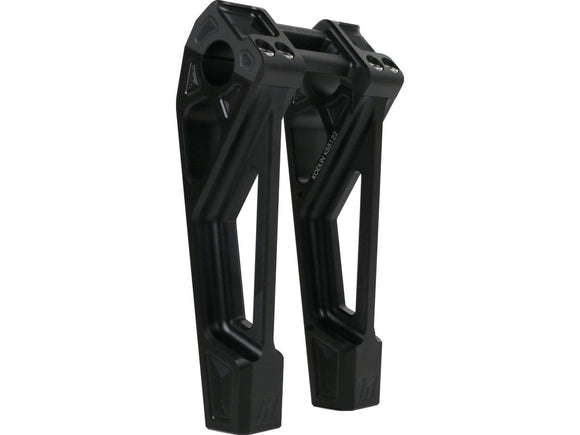 Harley Davidson Sportster [1985-2020] -8 "Risers Fastback universels Black Anodisé