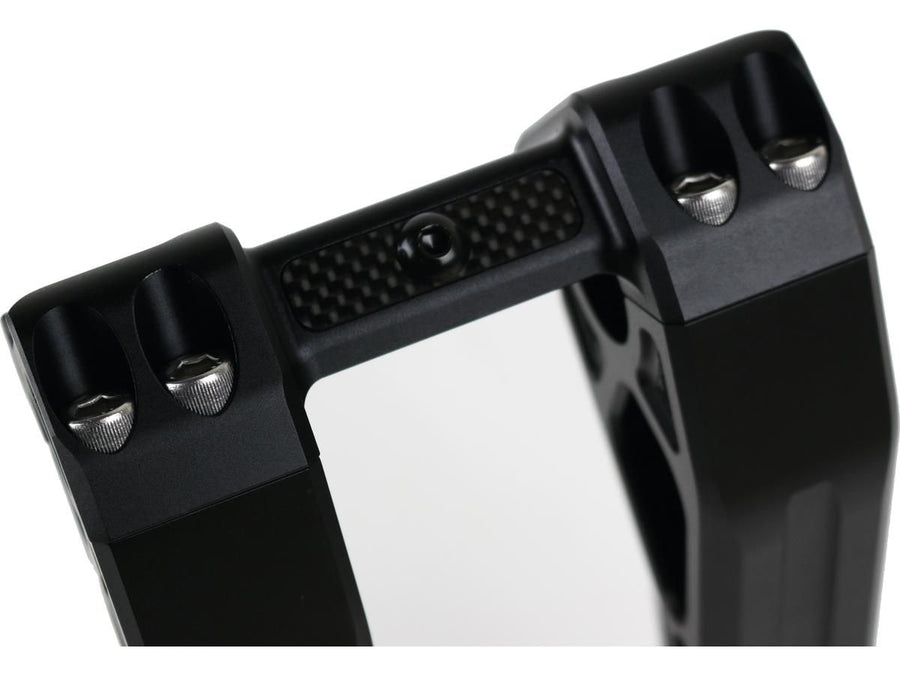 Harley Davidson Sportster [1985-2020] -6 "Risers Fastback universels anodisés noirs